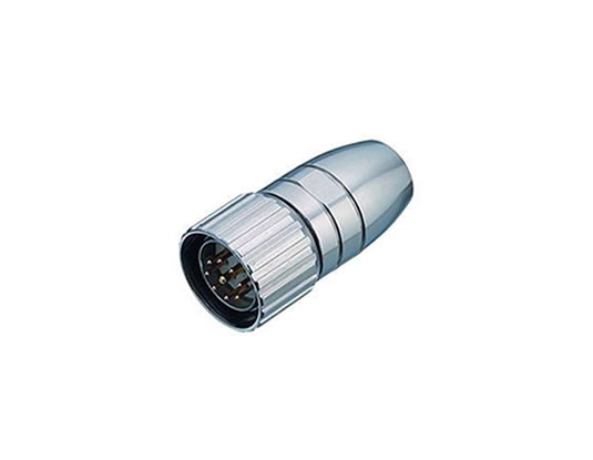 M23 12Pin 連接器、直頭、公頭