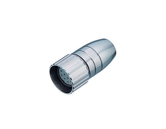 M23 12Pin 連接器、直頭、母頭