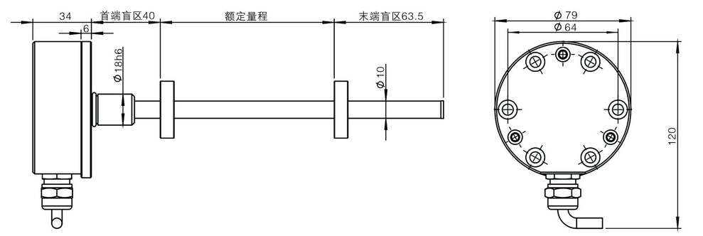 防水接頭輸出 